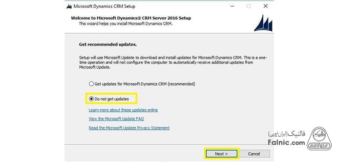 مرحله دو از نصب Microsoft Dynamics 365 version 9 مرحله دو از نصب Microsoft Dynamics 365 version 9