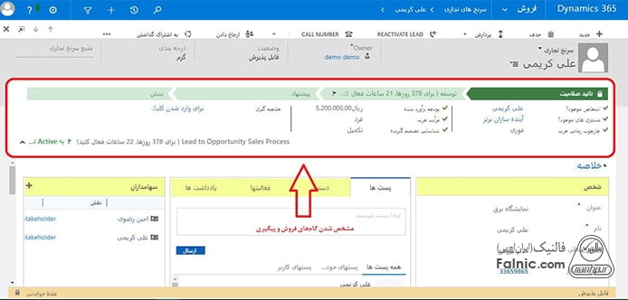 مدیریت سرنخها در نرم افزار CRM مایکروسافت مدیریت سرنخها در نرم افزار CRM مایکروسافت