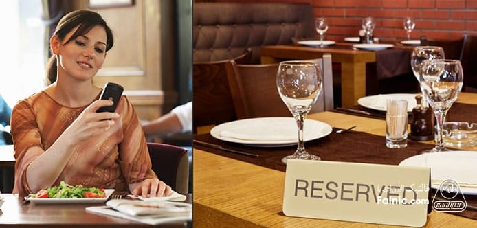 رزرو میز رستوران به صورت انلاین رزرو میز رستوران به صورت انلاین