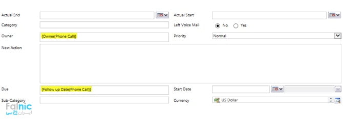 تماس پیگیری اتوماتیک در CRM