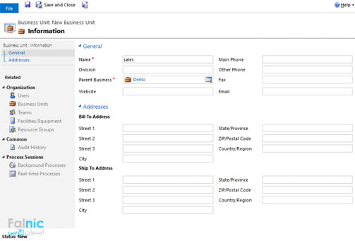 تعریف نقش های امنیتی در Dynamics CRM تعریف نقش های امنیتی در Dynamics CRM