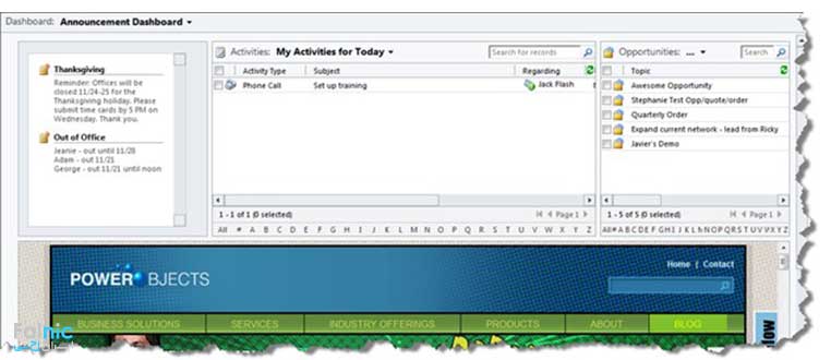 اضافه کردن اعلان به داشبورد در CRM اضافه کردن اعلان به داشبورد در CRM