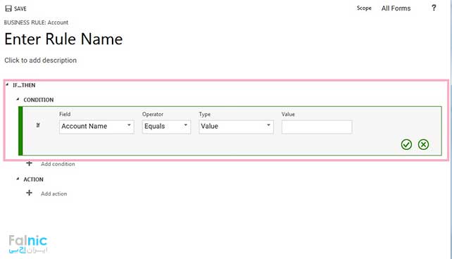 ایجاد Business Rules در CRM ایجاد Business Rules در CRM