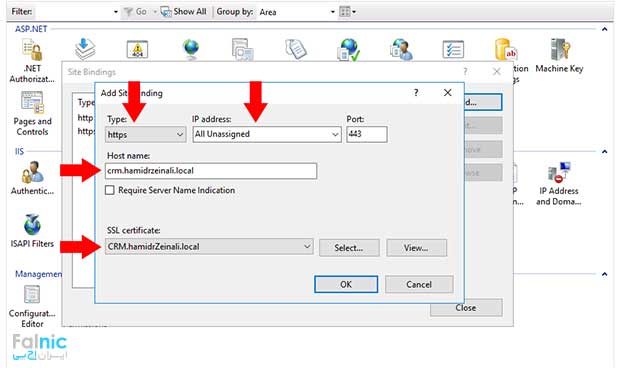 ایجاد Certificate ساده برای سرور CRM ایجاد Certificate ساده برای سرور CRM