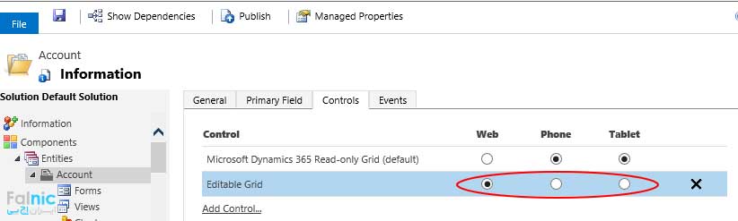 ویرایش در Grid یا Editable Grid در CRM