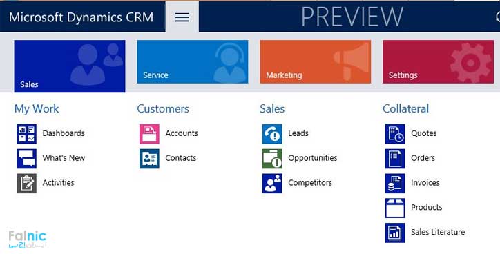 قابلیت‌های Microsoft Dynamics CRM 2016